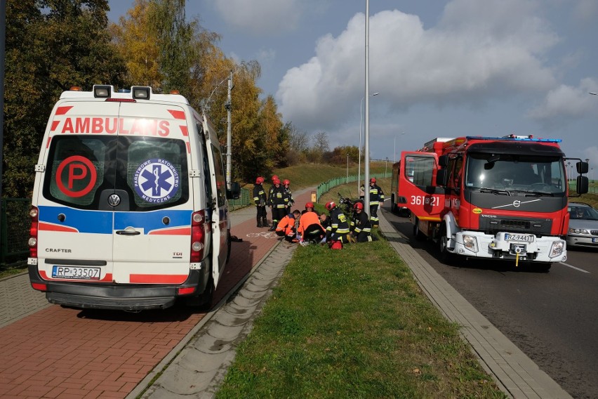 Wypadek wydarzył się we wtorek na al. Wolności w Przemyślu....