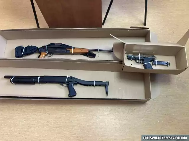 Broń zabezpieczona przez koneckich policjantów
