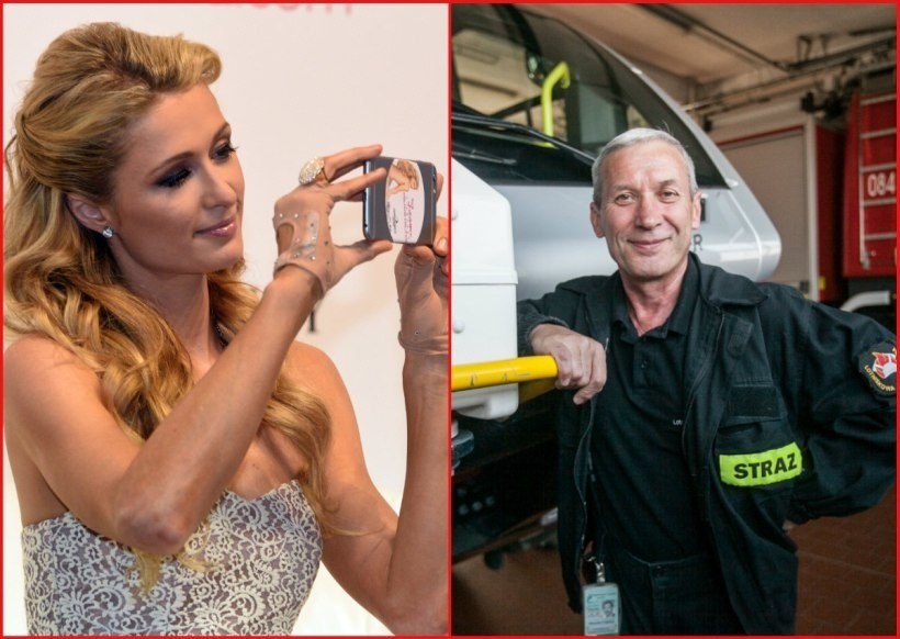 Paris Hilton w Rzgowie -na palcu pierścień, który później...