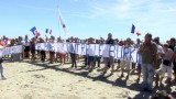 Protest ws. zakazu noszenia burkini we Francji [WIDEO] 