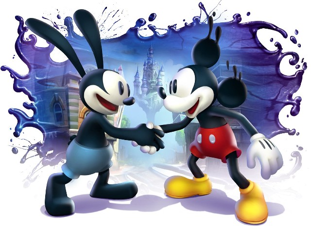 Epic Mickey 2: Siła dwóchEpic Mickey 2: Siła dwóch i główni bohaterowie gry, czyli Myszka Miki i Oswald Szczęśliwy Króliczek
