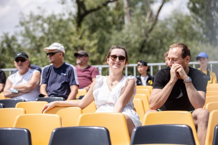 24.07.2021, Kraków: kibice na meczu Wieczysta - Resovia