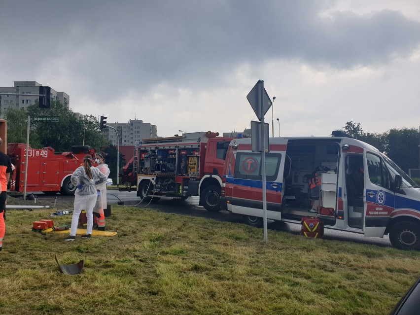 Koszmarny wypadek w Bielsku-Białej. Ciężarówka przygniotła...