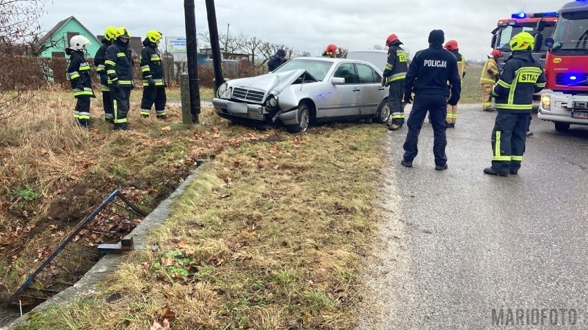 Kolizja w Dobrzeniu Wielkim.