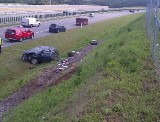Powiat tczewski: Wypadek na A1 w pobliżu węzła Stanisławie