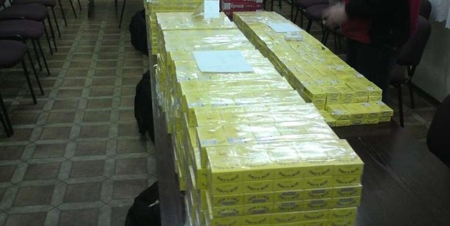4 tysiące "lewych" papierosów zabezpieczonych przez rypińską policję