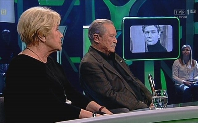 Teresa Lipowska i Emil Karewicz w programie "Świat się kręci" (fot. TVP/x-news)