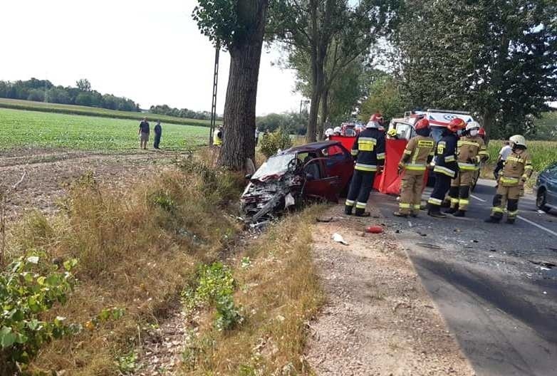 Wypadek na drodze Czyżew - Szulborze Wielkie, 25.08.2020