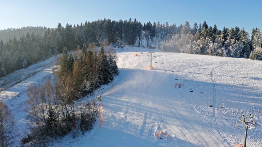 Stacja narciarska Tylicz.ski...