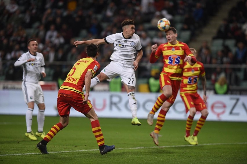 Legia - Jagiellonia 3:0. Bagaż trzech bramek to najniższy wymiar kary. Grupa mistrzowska oddala się od Jagiellonii [ZDJĘCIA]