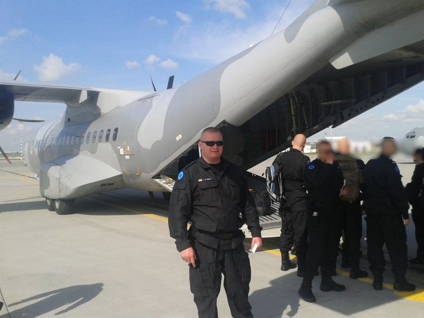 Policjant z Kłobucka na misji w Kosowie