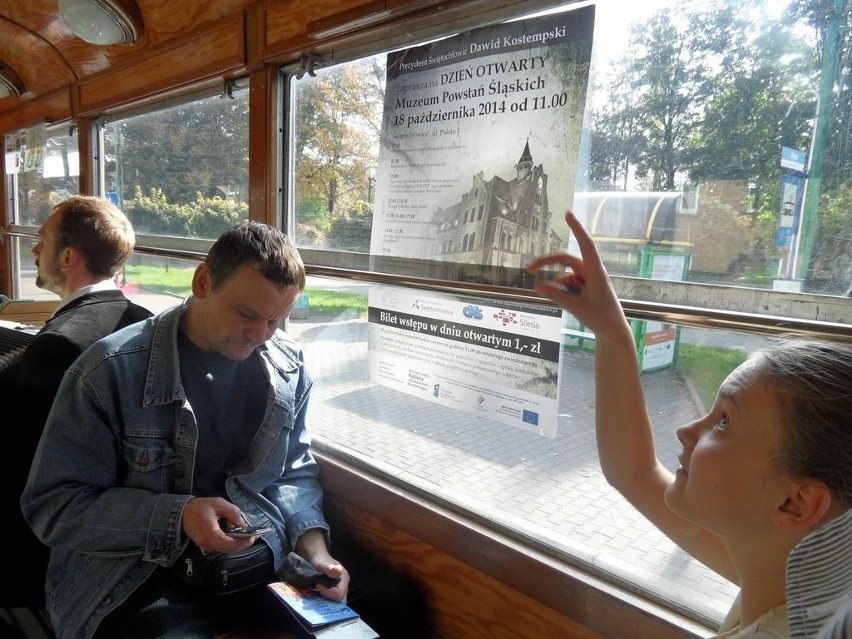 Muzeum Powstań Śląskich jest promowane w tramwaju