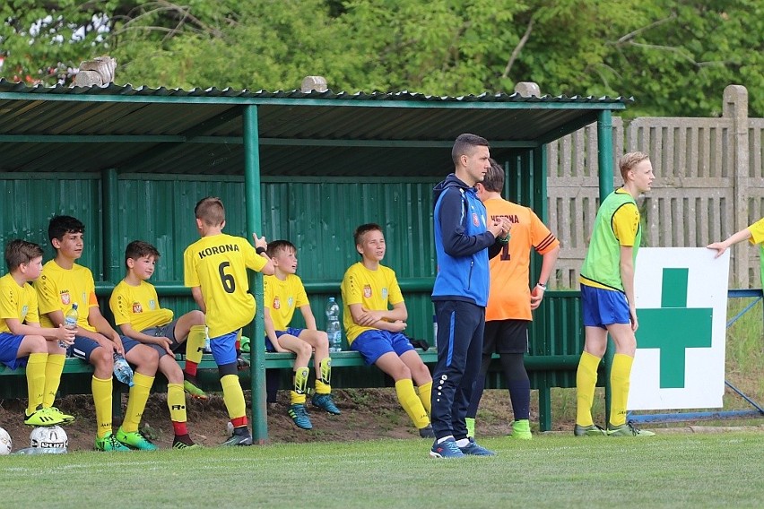 Ostrołęka. Liga młodzików D1. Korona Ostrołęka kontra KS...