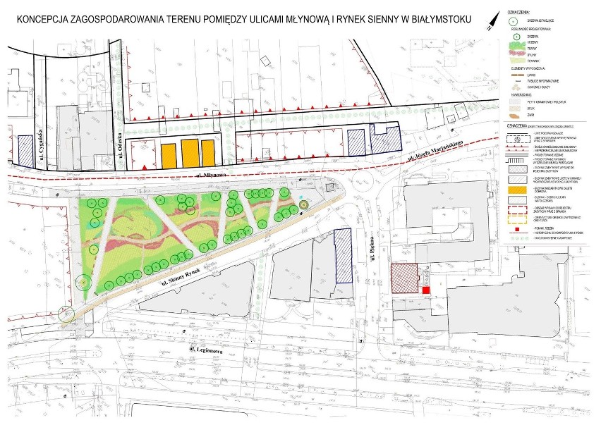 Koncepcja zagospodarowania Rynku Siennego w Białymstoku