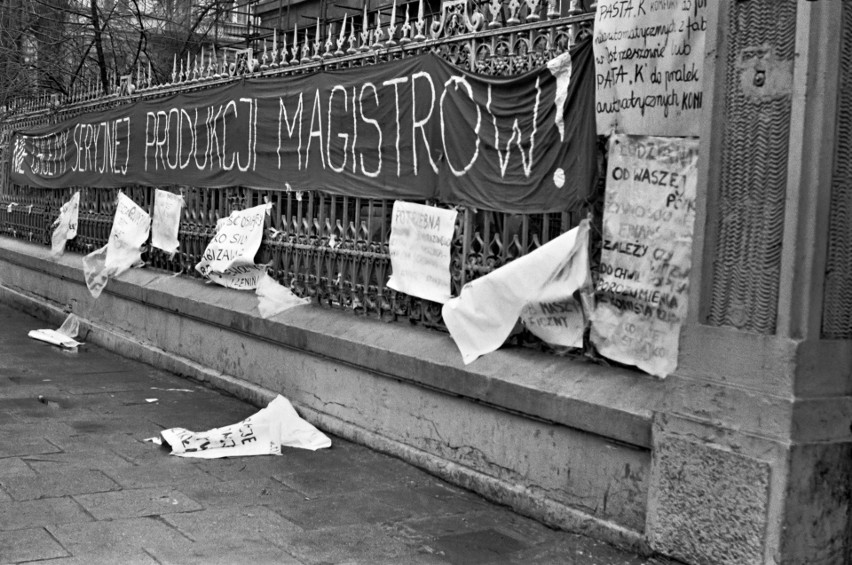 40. rocznica najdłuższego w Europie studenckiego strajku okupacyjnego, do którego doszło w Łodzi ZDJĘCIA