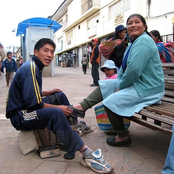 Codzienne życie w Cuzco.