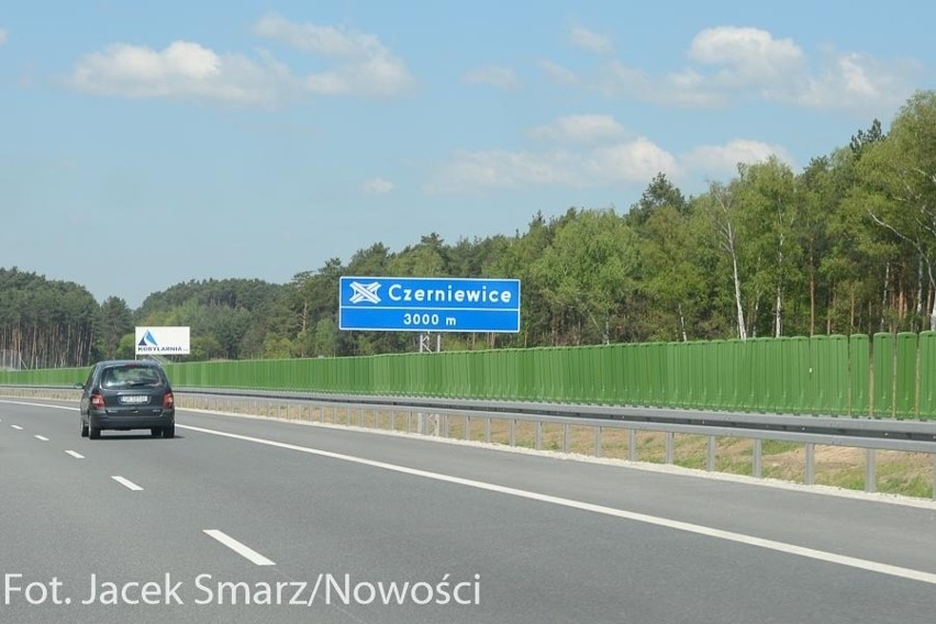 Autostrada A1 do Łodzi przed otwarciem