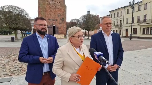 Beata Kempa w Żninie przekonywała do wzięcia udziału w referendum.