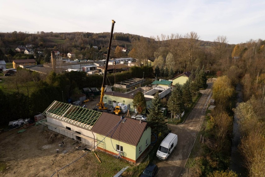 W Małówce w gminie Niebylec trwa rozbudowa oraz modernizacja oczyszczalni ścieków [ZDJĘCIA, WIDEO]