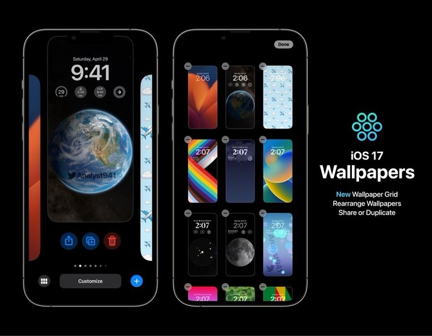 Nowości w iOS 17 mają dotyczyć ekranu zmiany tapety – ma...
