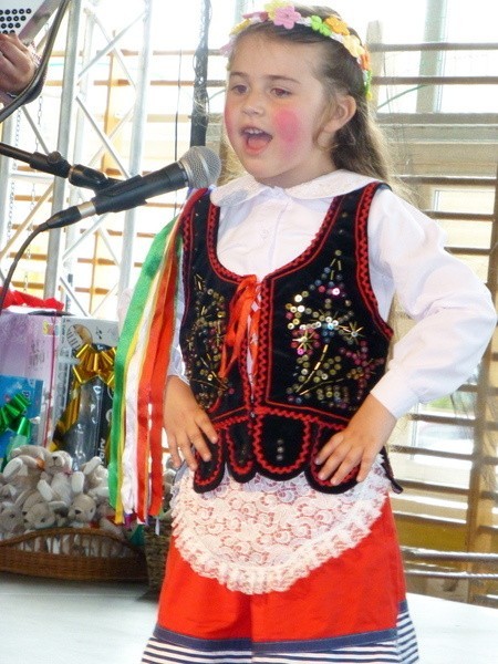 Hania Orzechowska podczas występu