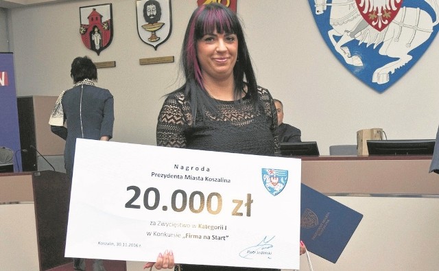 Monika Potyrało wygrała główną nagrodę - 20 tys. złotych, które będzie jej bardzo przydatne do rozkręcenia własnej działalności