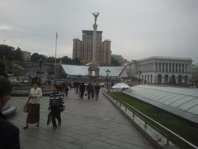 Kijów Majdan 28 sierpnia 2014