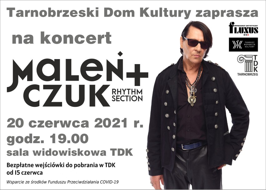 Maciej Maleńczuk + Rhythm Section 20 czerwca w Tarnobrzeskim Domu Kultury. Odbierz wejściówki