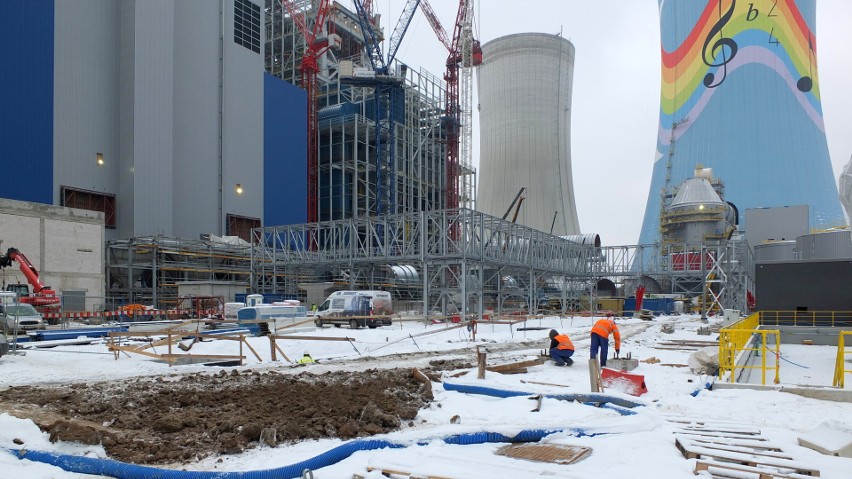 Tak wygląda plac budowy nowych bloków Elektrowni Opole w...