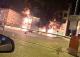 Pożar uniwersytetu we Wrocławiu. Płomienie na tyłach tzw. Akwarium. Mamy nagranie!