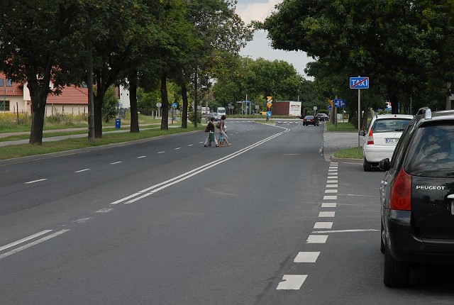 Piesi narażają się przechodząc w tym miejscu przez ulicę