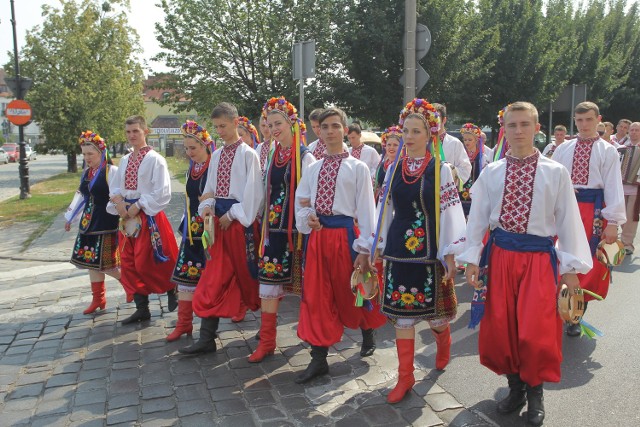 Węgierski zespół Elte podczas premarszu