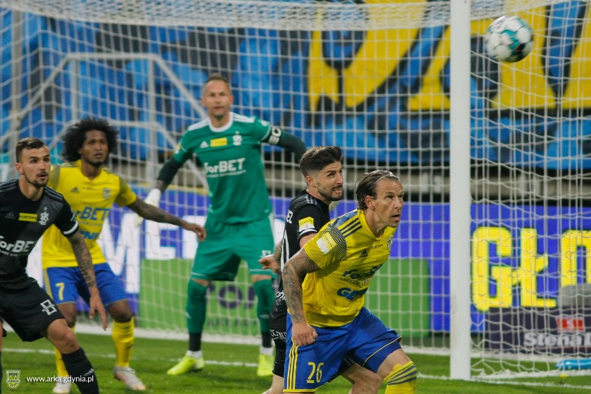 Ekstraklasa nie dla Arki Gdynia. Porażka w spotkaniu z Łódzkim Klubem Sportowym. 16.06.2021