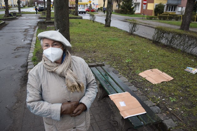 Grażyna Puczyłowska, nasza Czytelniczka, zwróciła uwagę na zaniedbanie alejek i... urzędnicy od razu wzięli się za sprzątanie.