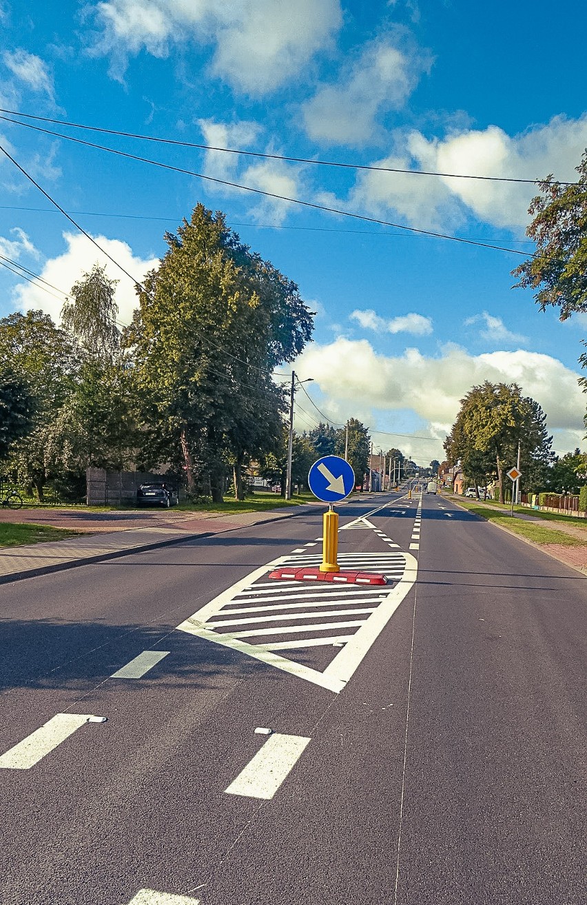 Kolejne prace na DK91 w Rędzinach, które mają poprawić...