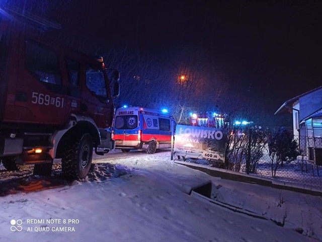 W Golkowicach koło Wieliczki zapaliła się domowa kotłownia. Wskutek pożaru poszkodowany został starszy mężczyzna