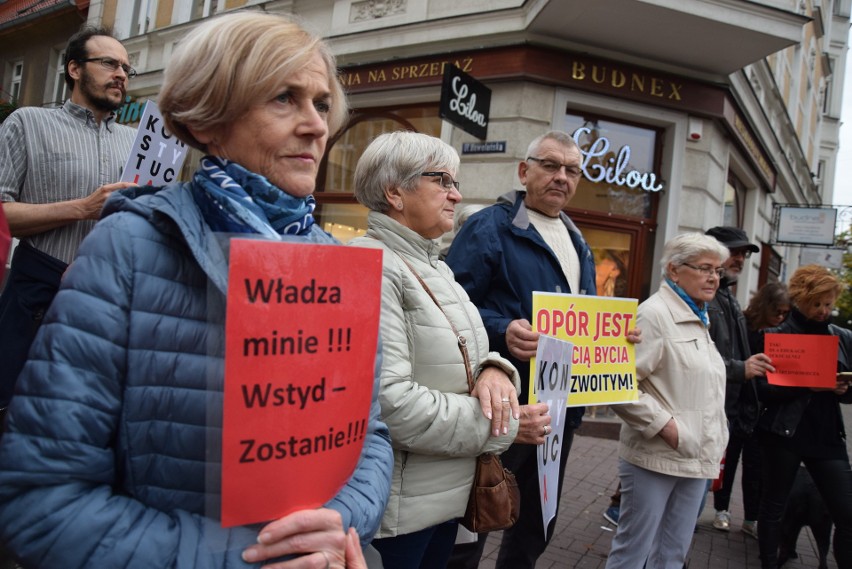 Protest odbył się w okolicy Studni Czarownic.