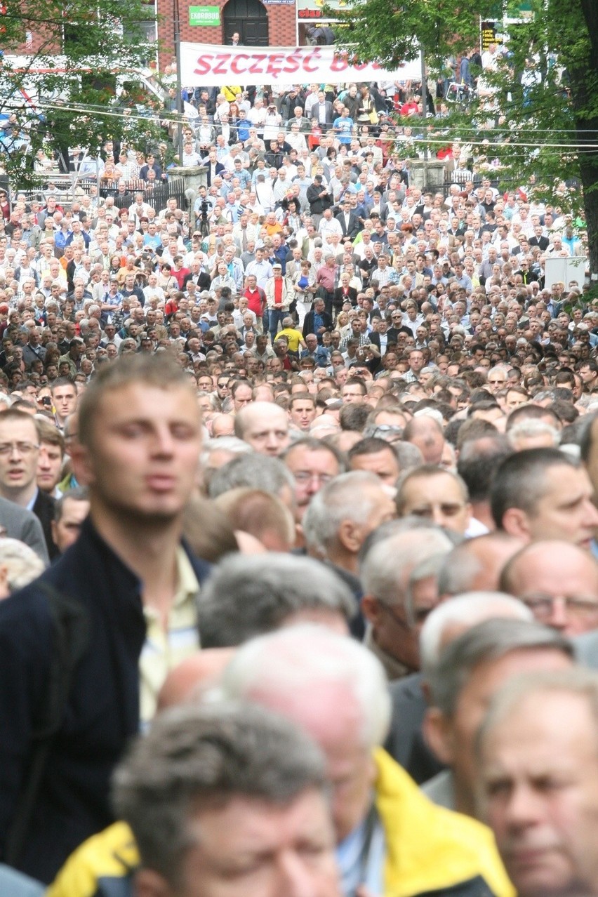 Pielgrzymka mężczyzn do Piekar Śląskich 2014 w obiektywie DZ