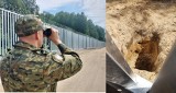 Straż Graniczna zauważyła białoruskich żołnierzy, którzy robili podkop pod zaporą na granicy z Polską