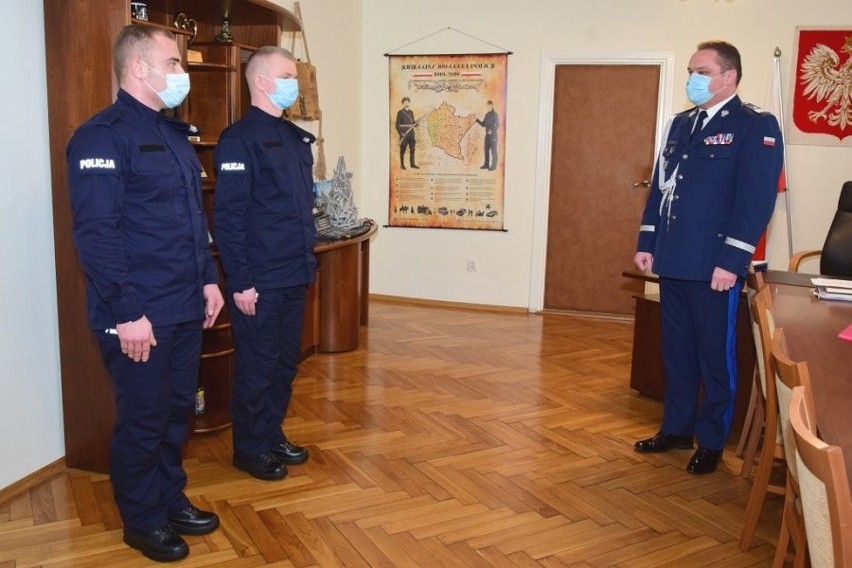 Ślubowanie nowych policjantów w Rzeszowie.