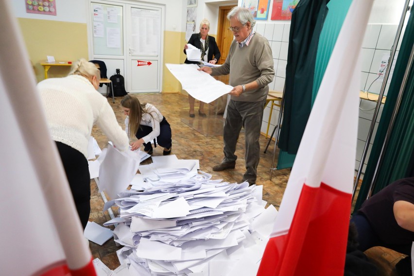 Tak wyglądają pierwsze, cząstkowe wyniki wyborów w Dąbrowie...