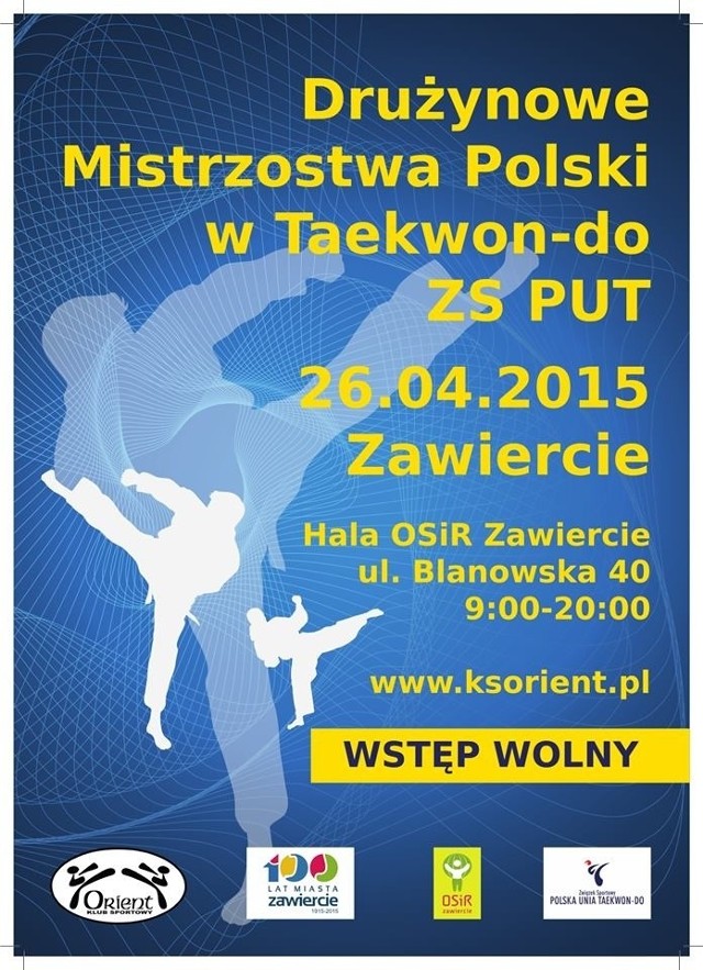 Mistrzostwa Polski w taekwon-do w Zawierciu.