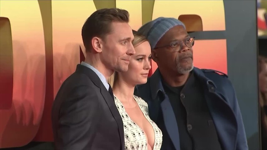 Tom Hiddleston, Brie Larson i Samuel L. Jackson...