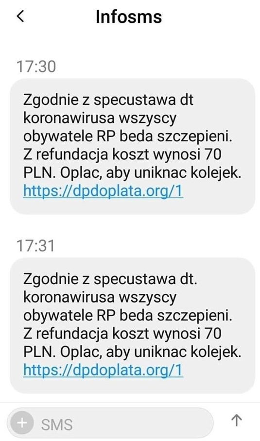 Te SMS-y o koronawirusie to oszustwo! Nieuczciwi chcą zarobić! Wiele SMS to fake newsy 