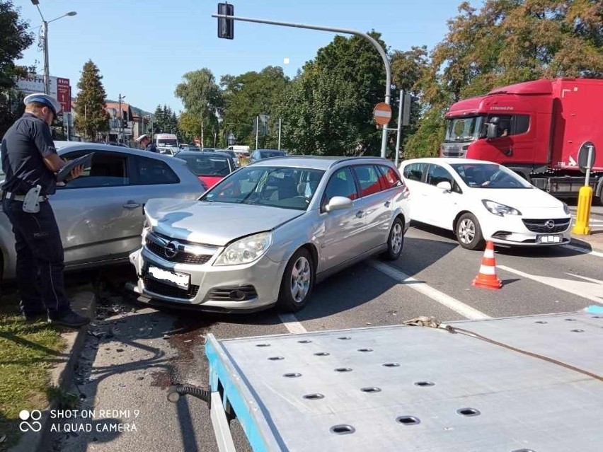 Myślenice. Na skrzyżowaniu pod estakadą znów doszło do kolizji 