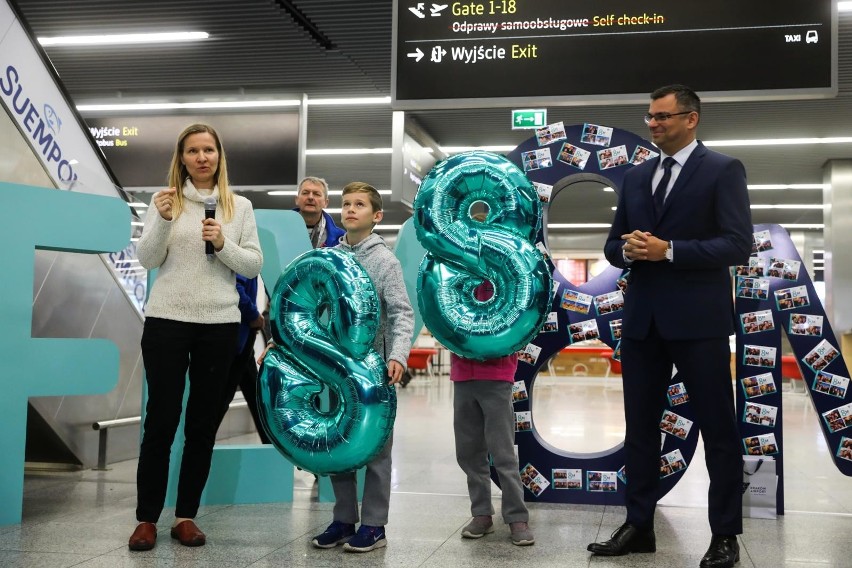 Balice. Ośmiomilionowy pasażer w Kraków Airport. To nowy rekord wśród polskich lotnisk regionalnych