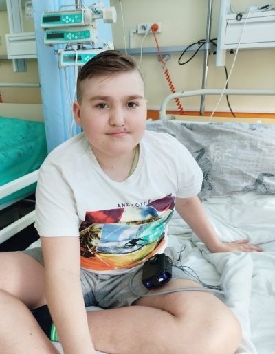 Dwunastoletni Adam Milewski z Piotrkowa choruje na anemię...