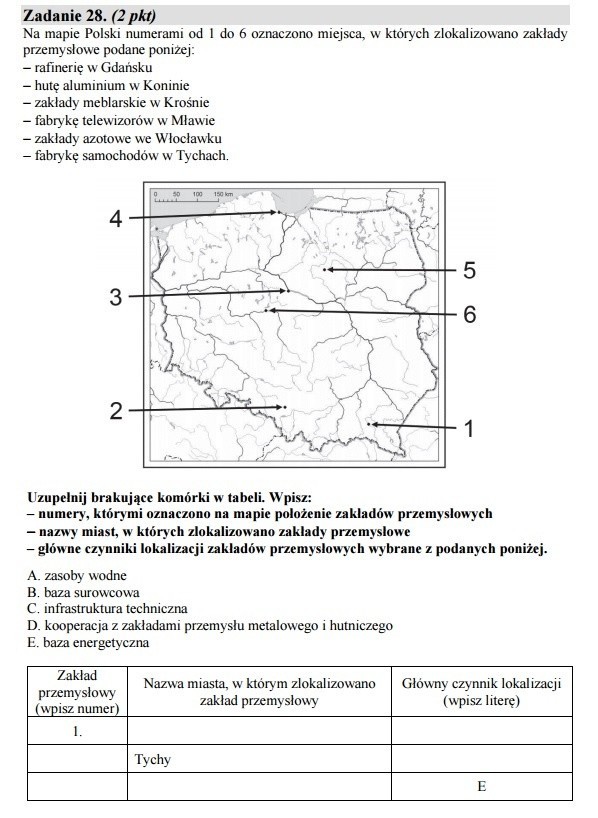 Stara matura 2016: GEOGRAFIA rozszerzona [ODPOWIEDZI, ARKUSZ CKE]