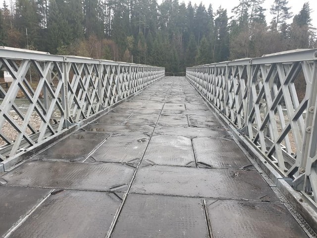 Most tymczasowy na rzece Białce już niemal gotowy