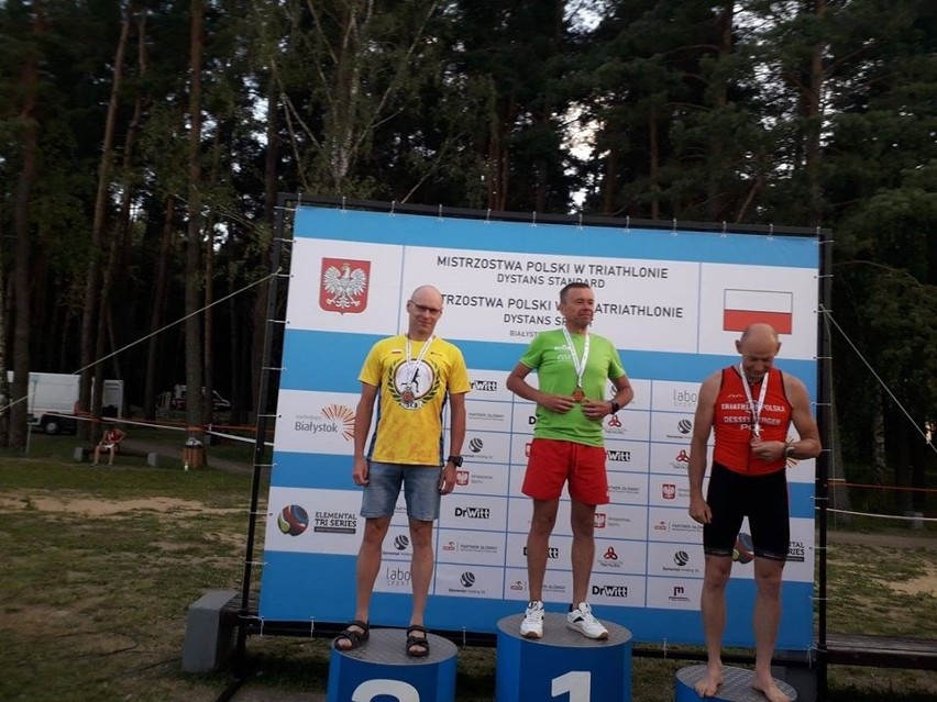 Jacek Garbacik ze Stalowowolskiego Klubu Biegacza wystartował w mistrzostwach Polski w triathlonie (ZDJĘCIA)
